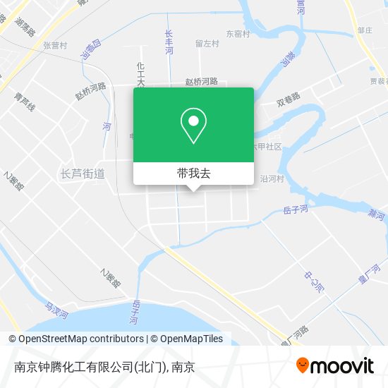 南京钟腾化工有限公司(北门)地图