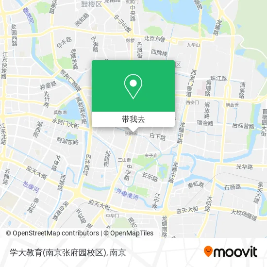 学大教育(南京张府园校区)地图