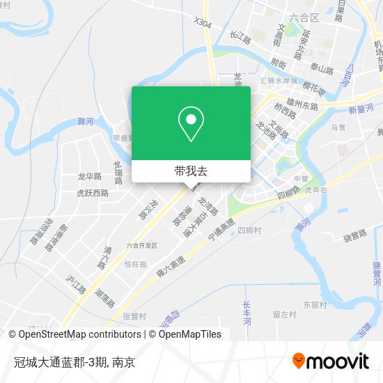 冠城大通蓝郡-3期地图