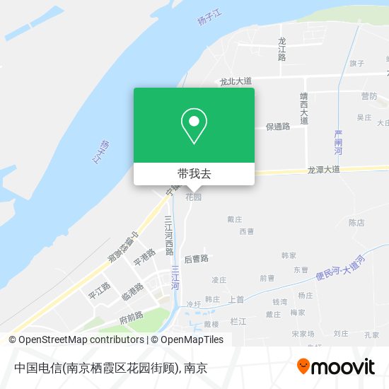 中国电信(南京栖霞区花园街顾)地图