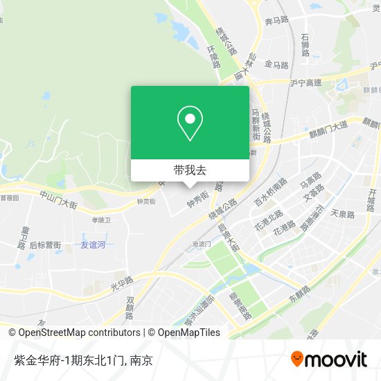 紫金华府-1期东北1门地图