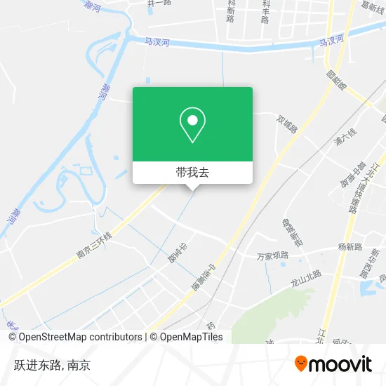 跃进东路地图