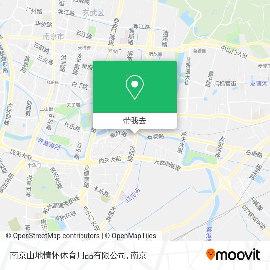南京山地情怀体育用品有限公司地图
