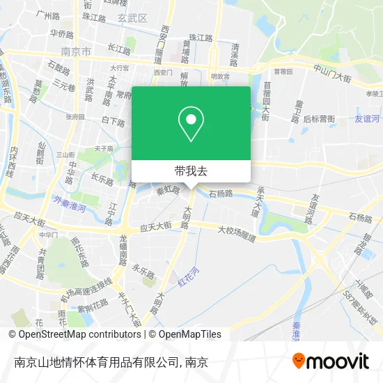 南京山地情怀体育用品有限公司地图