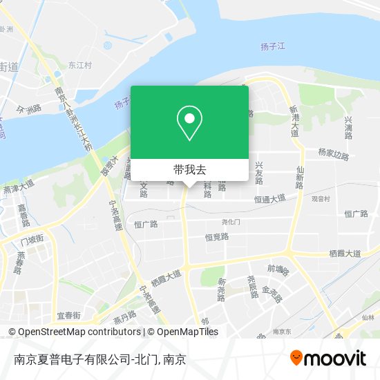 南京夏普电子有限公司-北门地图