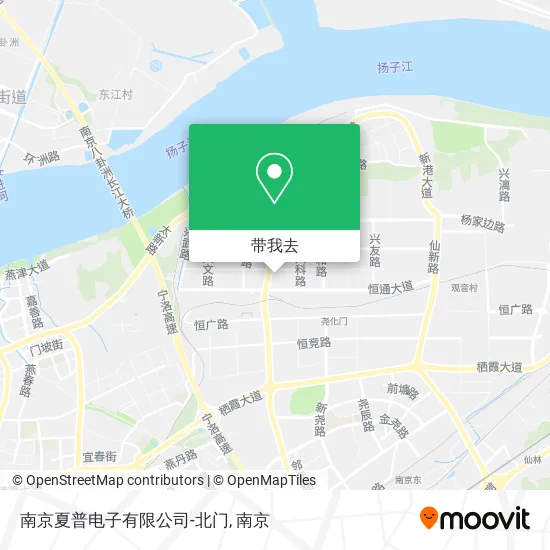 南京夏普电子有限公司-北门地图