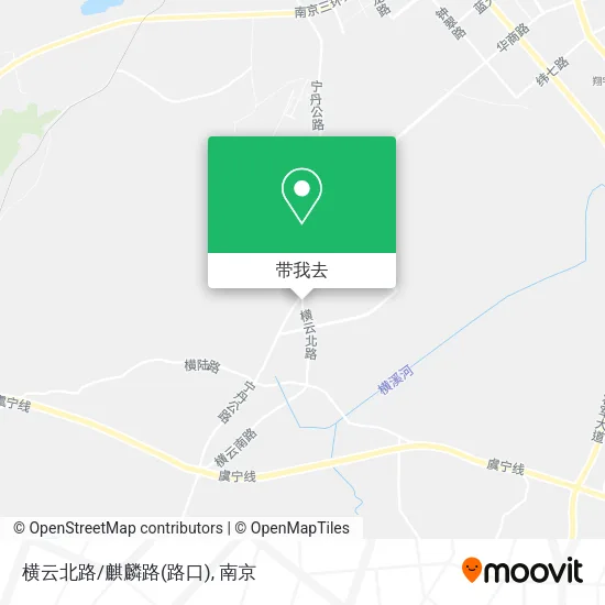 横云北路/麒麟路(路口)地图