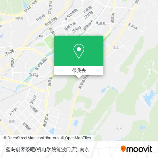 蓝岛创客茶吧(机电学院沧波门店)地图