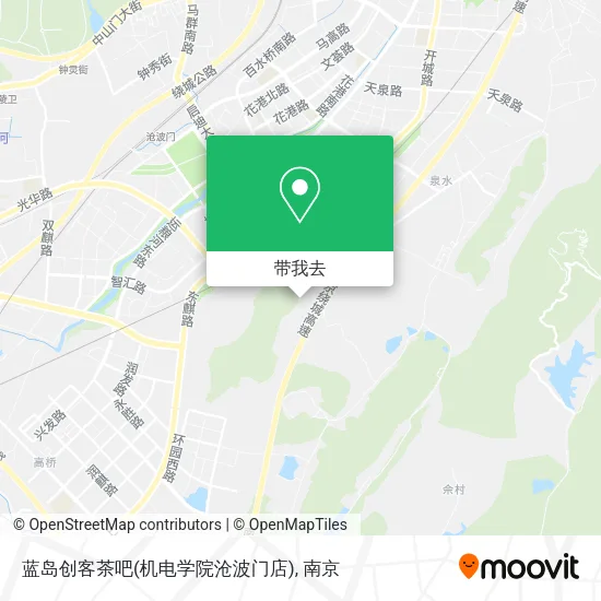 蓝岛创客茶吧(机电学院沧波门店)地图