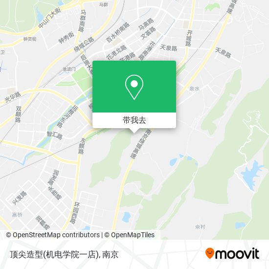 顶尖造型(机电学院一店)地图