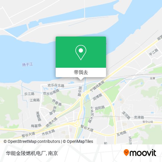 华能金陵燃机电厂地图