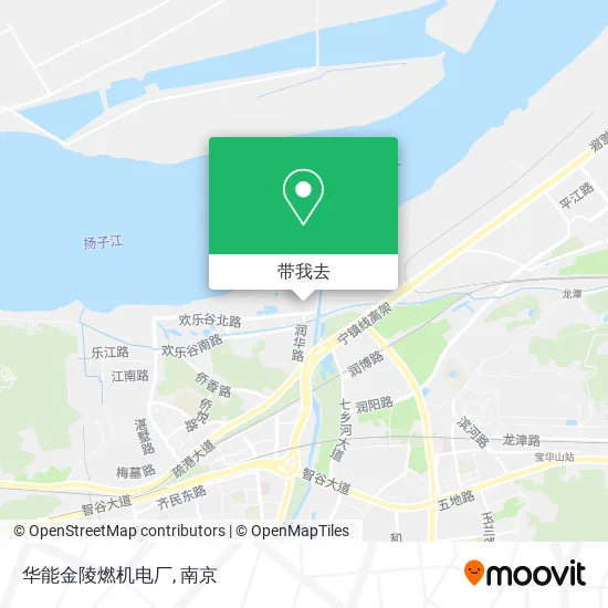 华能金陵燃机电厂地图