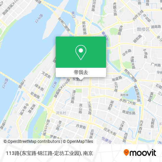 113路(东宝路·锦江路-定坊工业园)地图