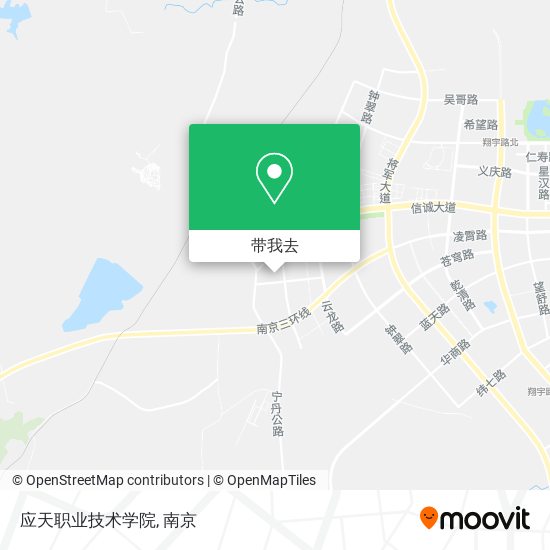 应天职业技术学院地图