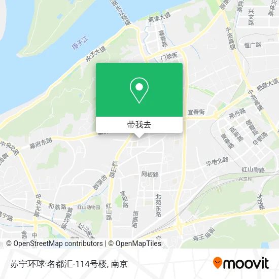 苏宁环球·名都汇-114号楼地图