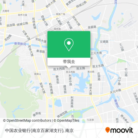 中国农业银行(南京百家湖支行)地图