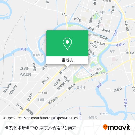 亚贤艺术培训中心(南京六合南站)地图