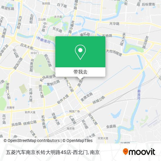 五菱汽车南京长铃大明路4S店-西北门地图