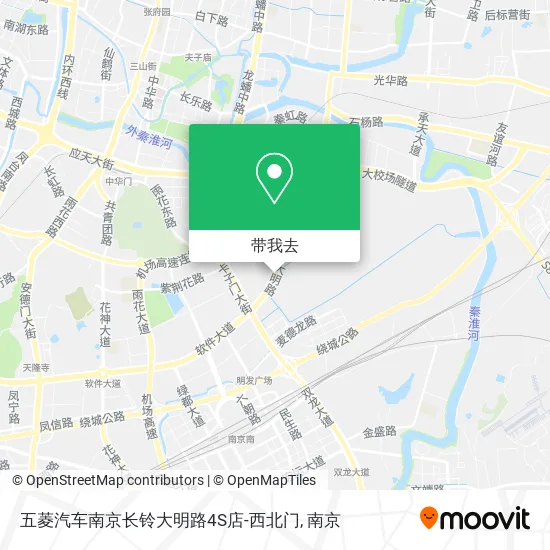 五菱汽车南京长铃大明路4S店-西北门地图