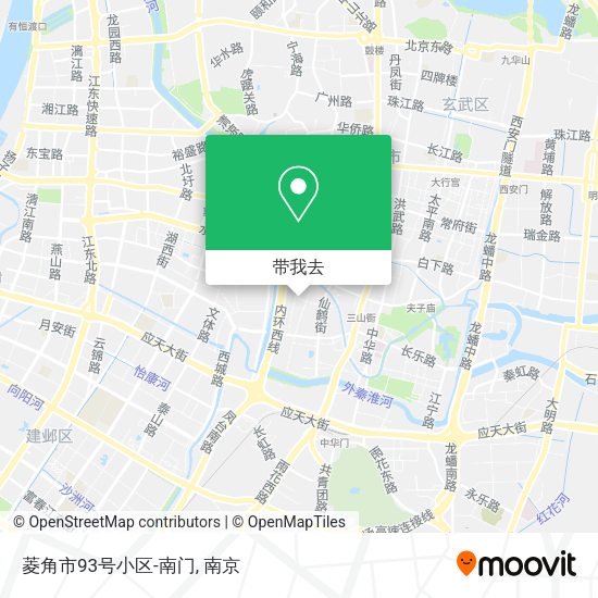菱角市93号小区-南门地图