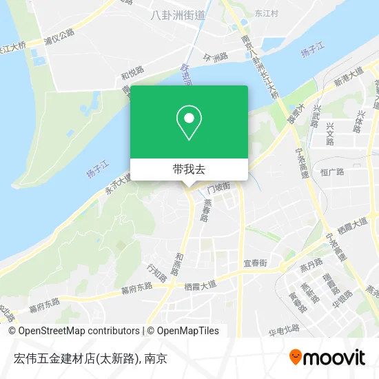 宏伟五金建材店(太新路)地图