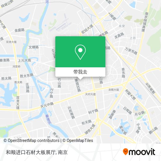 和顺进口石材大板展厅地图