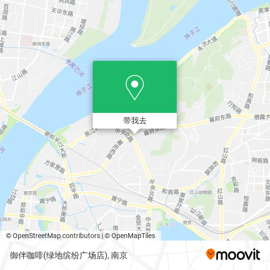 御伴咖啡(绿地缤纷广场店)地图