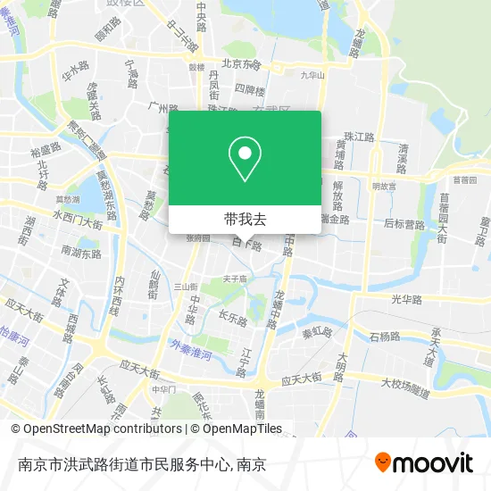 南京市洪武路街道市民服务中心地图