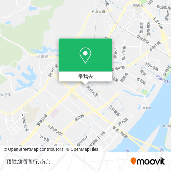顶胜烟酒商行地图