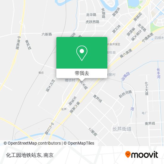 化工园地铁站东地图