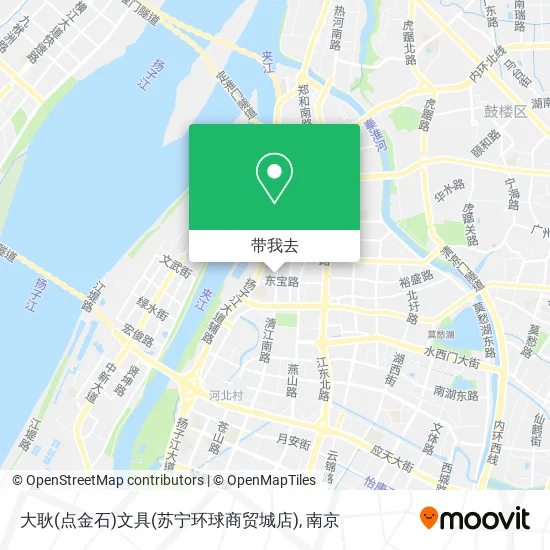 大耿(点金石)文具(苏宁环球商贸城店)地图