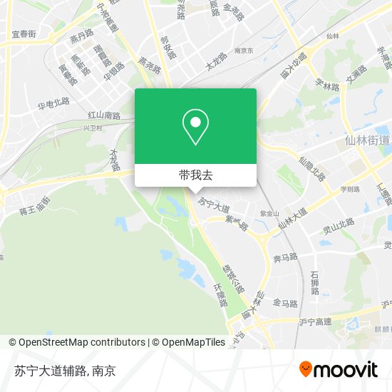 苏宁大道辅路地图