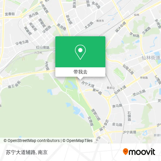 苏宁大道辅路地图