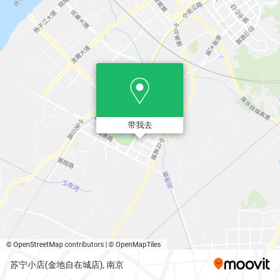 苏宁小店(金地自在城店)地图