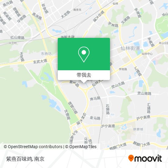 紫燕百味鸡地图