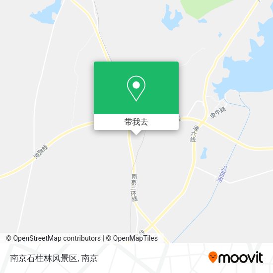 南京石柱林风景区地图