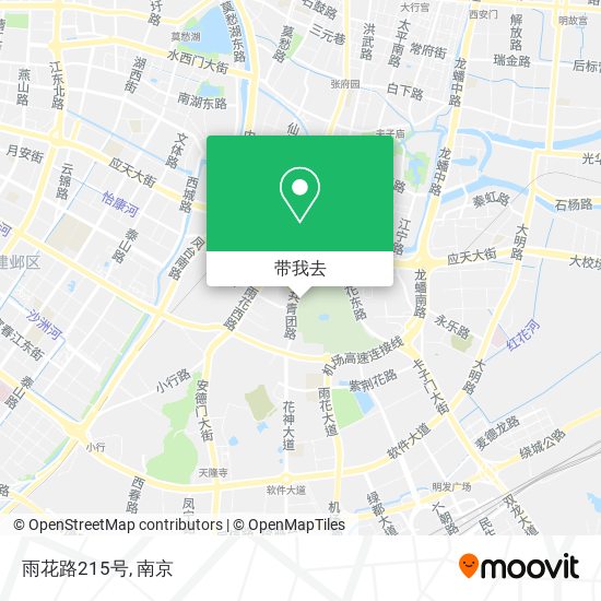 雨花路215号地图
