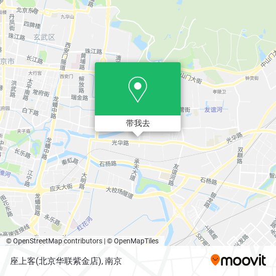 座上客(北京华联紫金店)地图