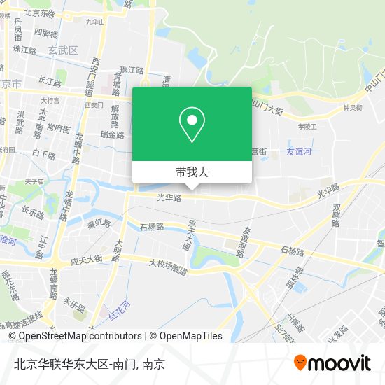 北京华联华东大区-南门地图