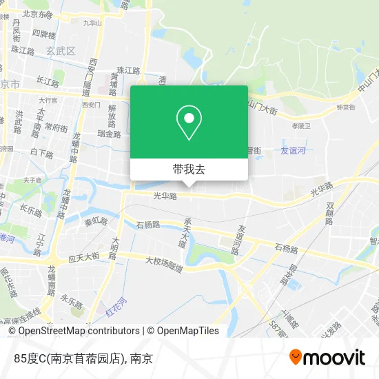85度C(南京苜蓿园店)地图