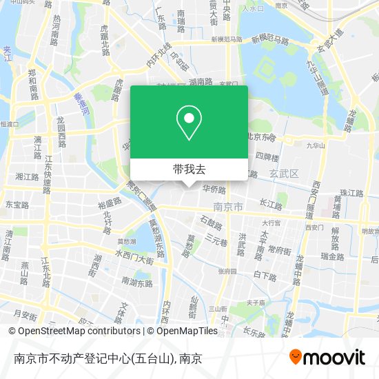 南京市不动产登记中心(五台山)地图