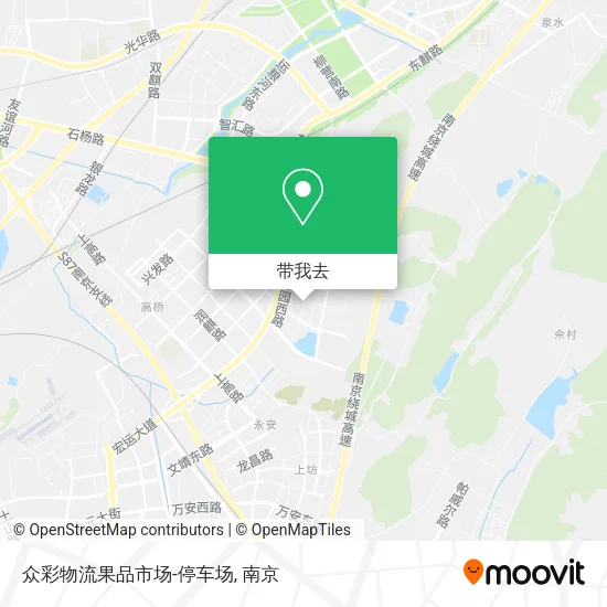 众彩物流果品市场-停车场地图