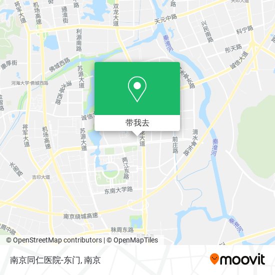 南京同仁医院-东门地图