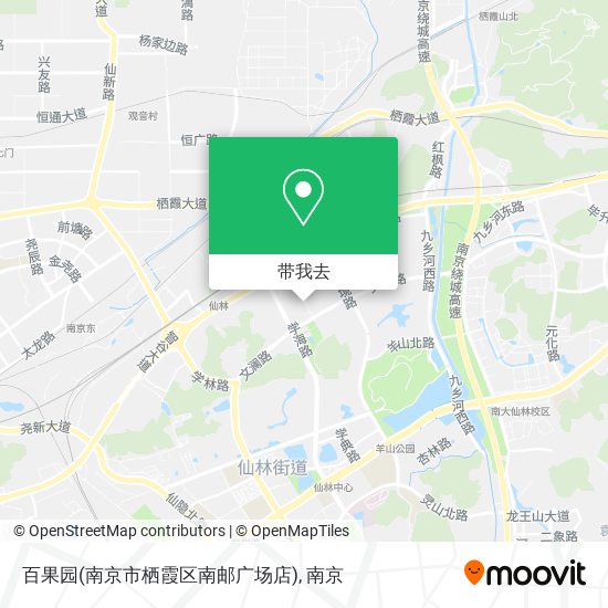 百果园(南京市栖霞区南邮广场店)地图