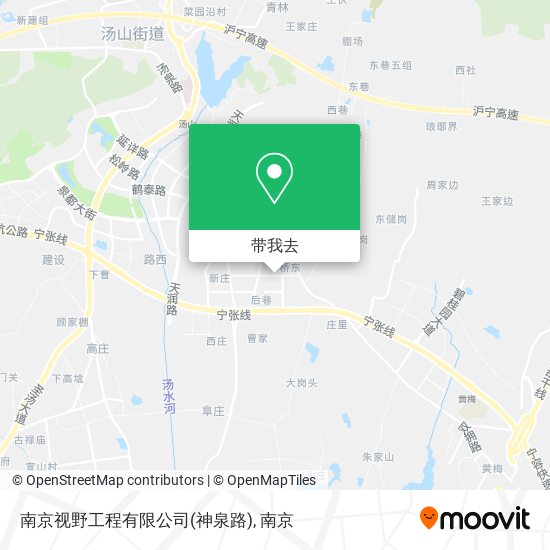 南京视野工程有限公司(神泉路)地图