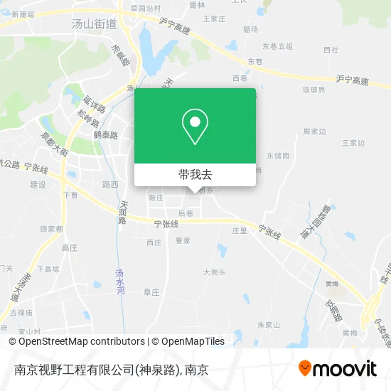 南京视野工程有限公司(神泉路)地图
