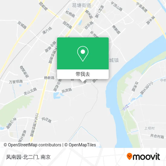 凤南园-北二门地图