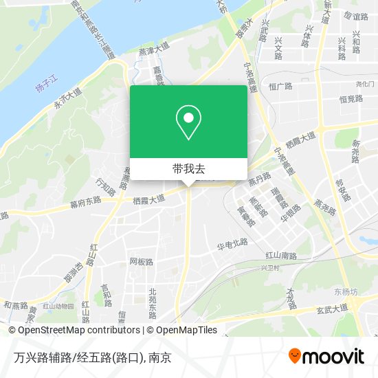 万兴路辅路/经五路(路口)地图