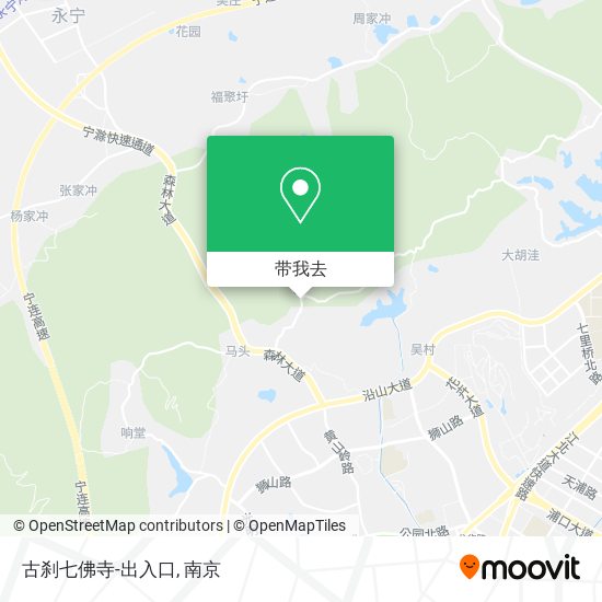 古刹七佛寺-出入口地图
