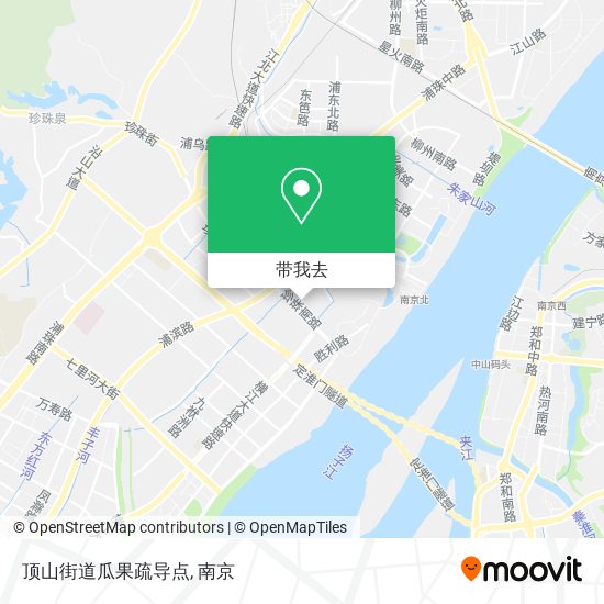 顶山街道瓜果疏导点地图